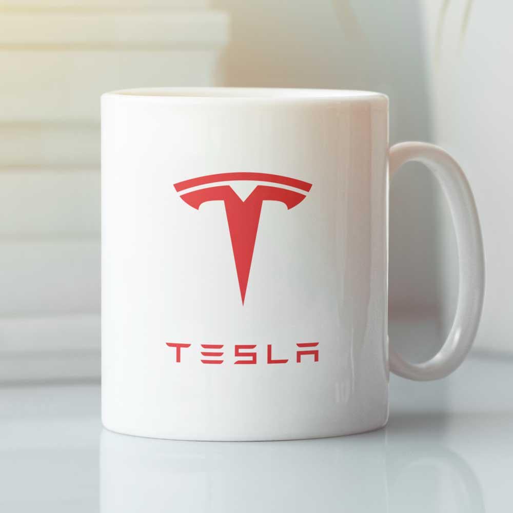 Чашка с логотипом Tesla 330 мл (14964100) - фото 1