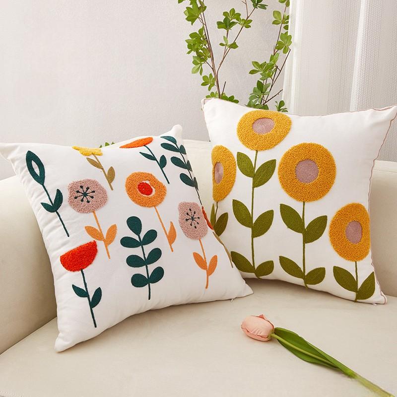 Декоративная подушка Подсолнухи 45х45 см - фото 3 Декоративная подушка Подсолнухи 45х45 см - фото 3