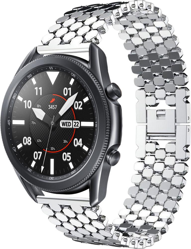 Металлический Ремешок Scaly для Galaxy Watch 3 45 мм Silver (28766-59)