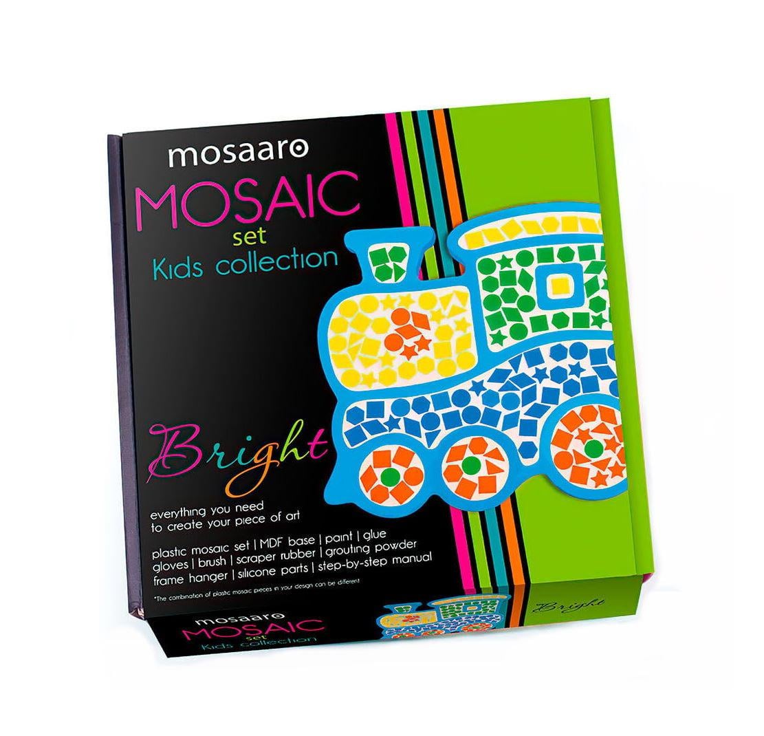 Набір для творчості Mosaaro Потяг з пластиковою мозаїкою (37770111)