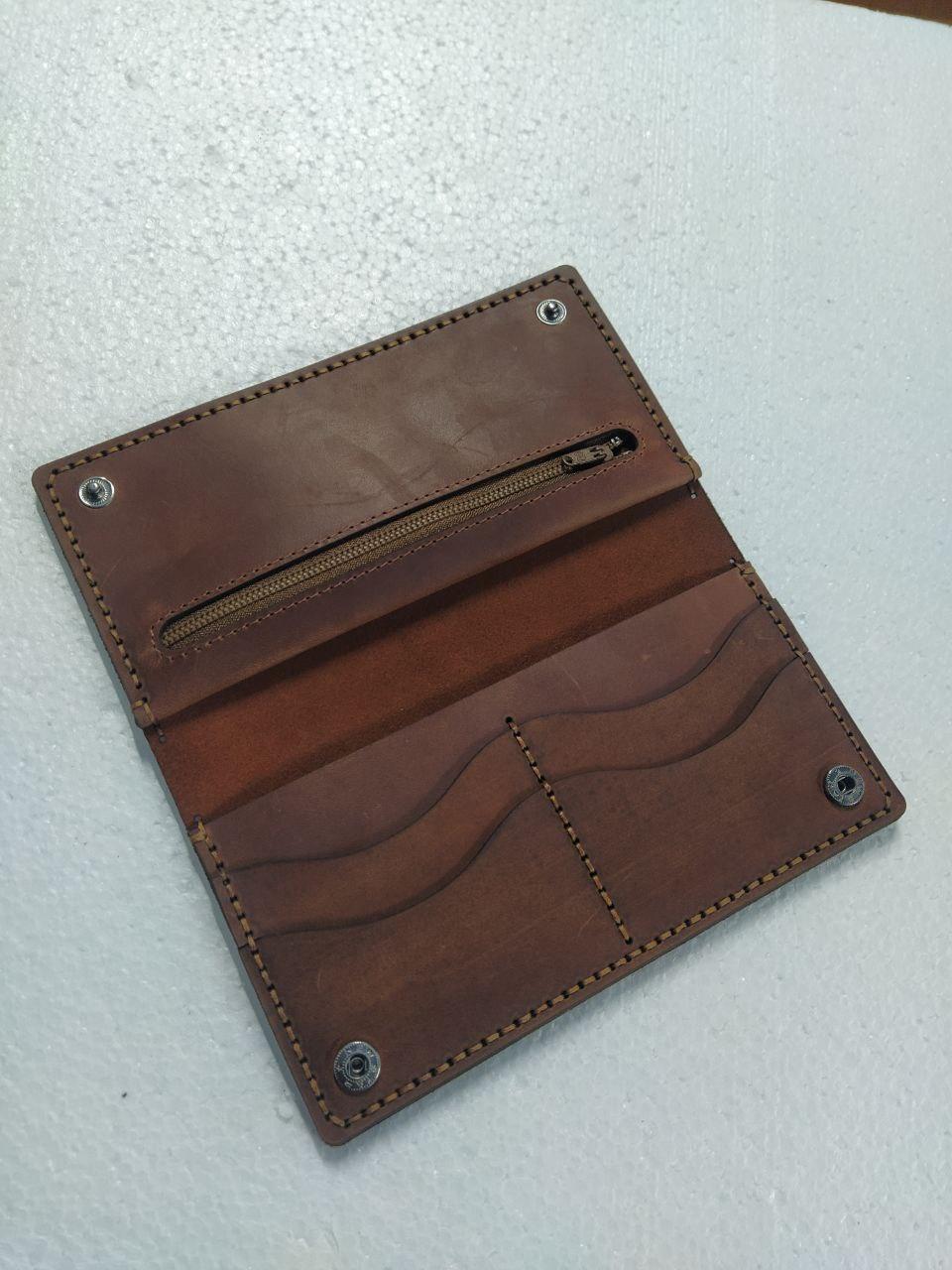 Гаманець шкіряний жіночий EDENA Коричневий (WT-12) - фото 4 Гаманець шкіряний жіночий EDENA Коричневий (WT-12) - фото 4