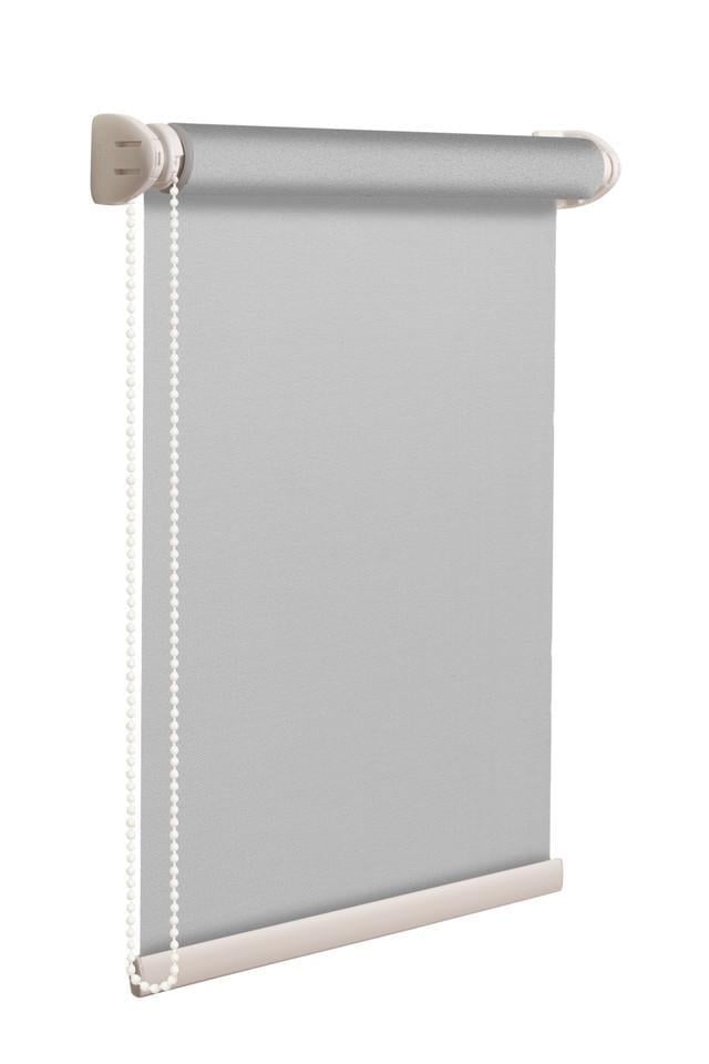 Рулонна штора NewTex Blackout LUX 132х165 см Сірий (16) - фото 1