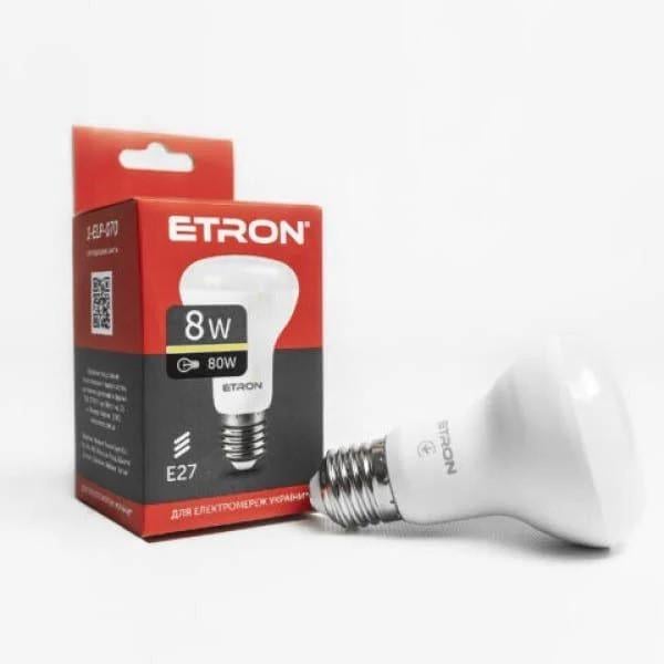 Лампа LED ETRON Light 1-ELP-069 R63 8W 3000К 220V E27