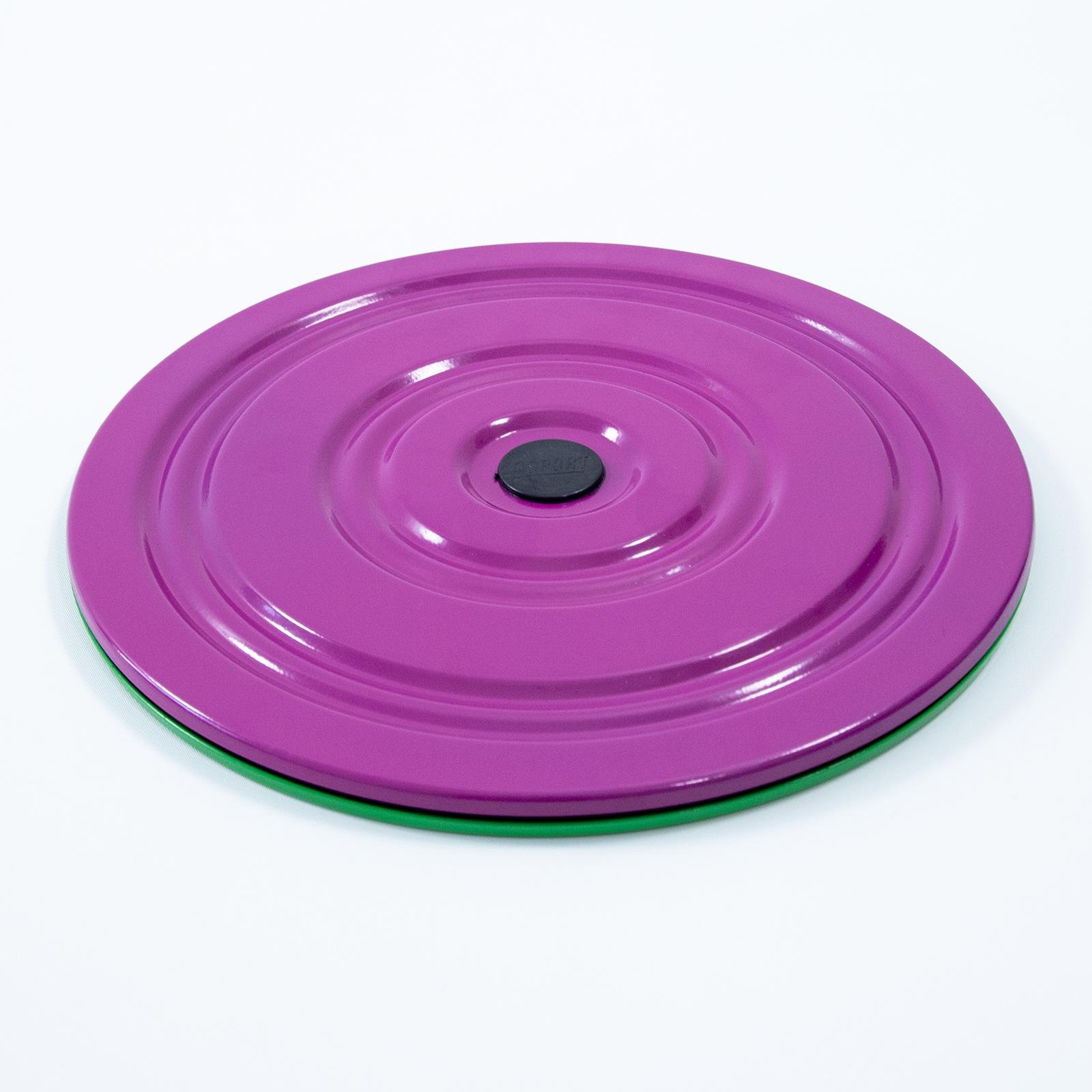 Диск Здоров'я Грація металевий Osport Фіолетово-салатовий (FI-0107) - фото 1 Диск Здоров'я Грація металевий Osport Фіолетово-салатовий (FI-0107) - фото 1