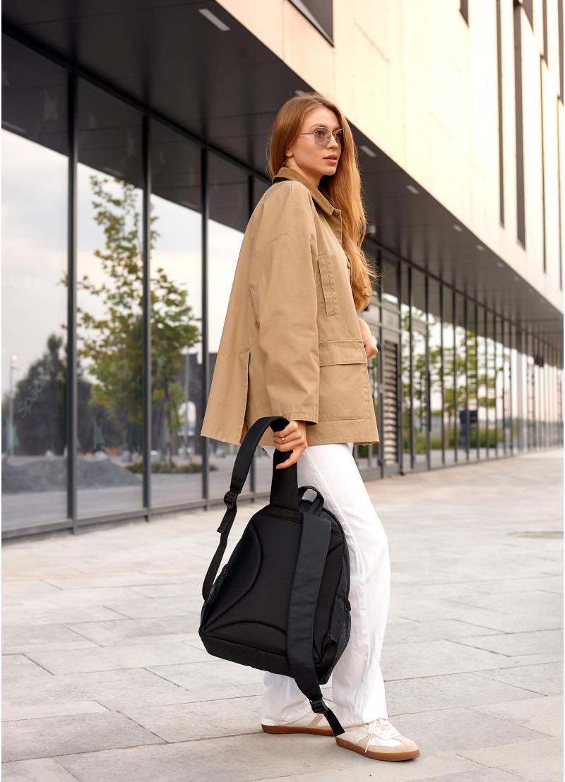 Рюкзак жіночий Sambag Brix PJT Classic 40x27x15 см Чорний (11711065) - фото 2 Рюкзак жіночий Sambag Brix PJT Classic 40x27x15 см Чорний (11711065) - фото 2