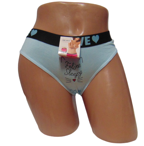 Женские трусы со спортивной резинкой Ousny 0042 2XL Голубой (1776748401)