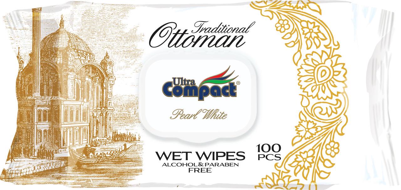 Вологі серветки Ultra Compact Оттоман з клапаном 100 шт. (2321564360)