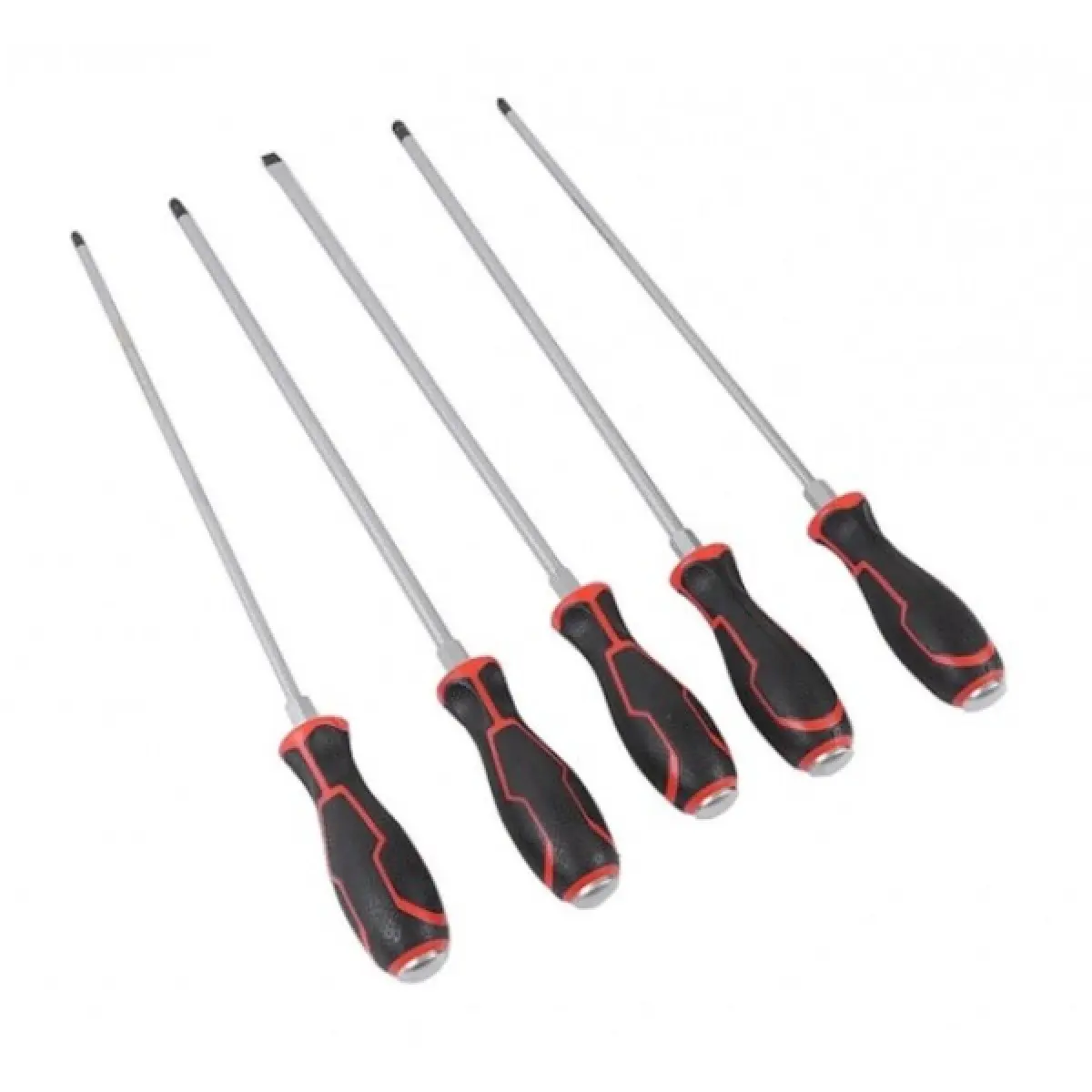 Набор длинных отверток VIKTEC VT17954A SL/PH/PZ с ударным наконечником 5 пр. 450 мм (VT17954A) Набор длинных отверток VIKTEC VT17954A SL/PH/PZ с ударным наконечником 5 пр. 450 мм (VT17954A)