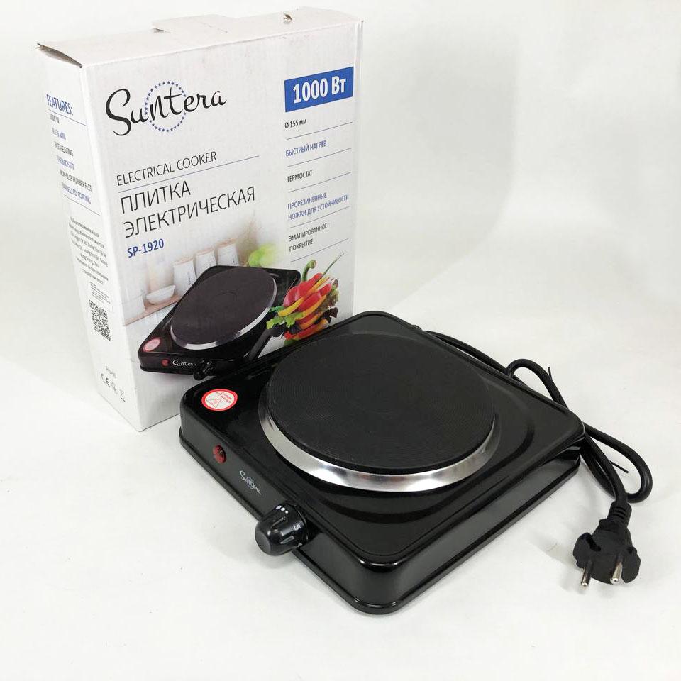 Плита электрическая Suntera SP-1920 1000 w Черный - фото 4 Плита электрическая Suntera SP-1920 1000 w Черный - фото 4