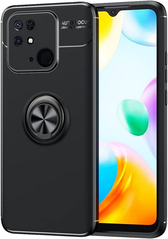 Чехол с кольцом Xiaomi Redmi 10C Autofocus Black (30105-2B)