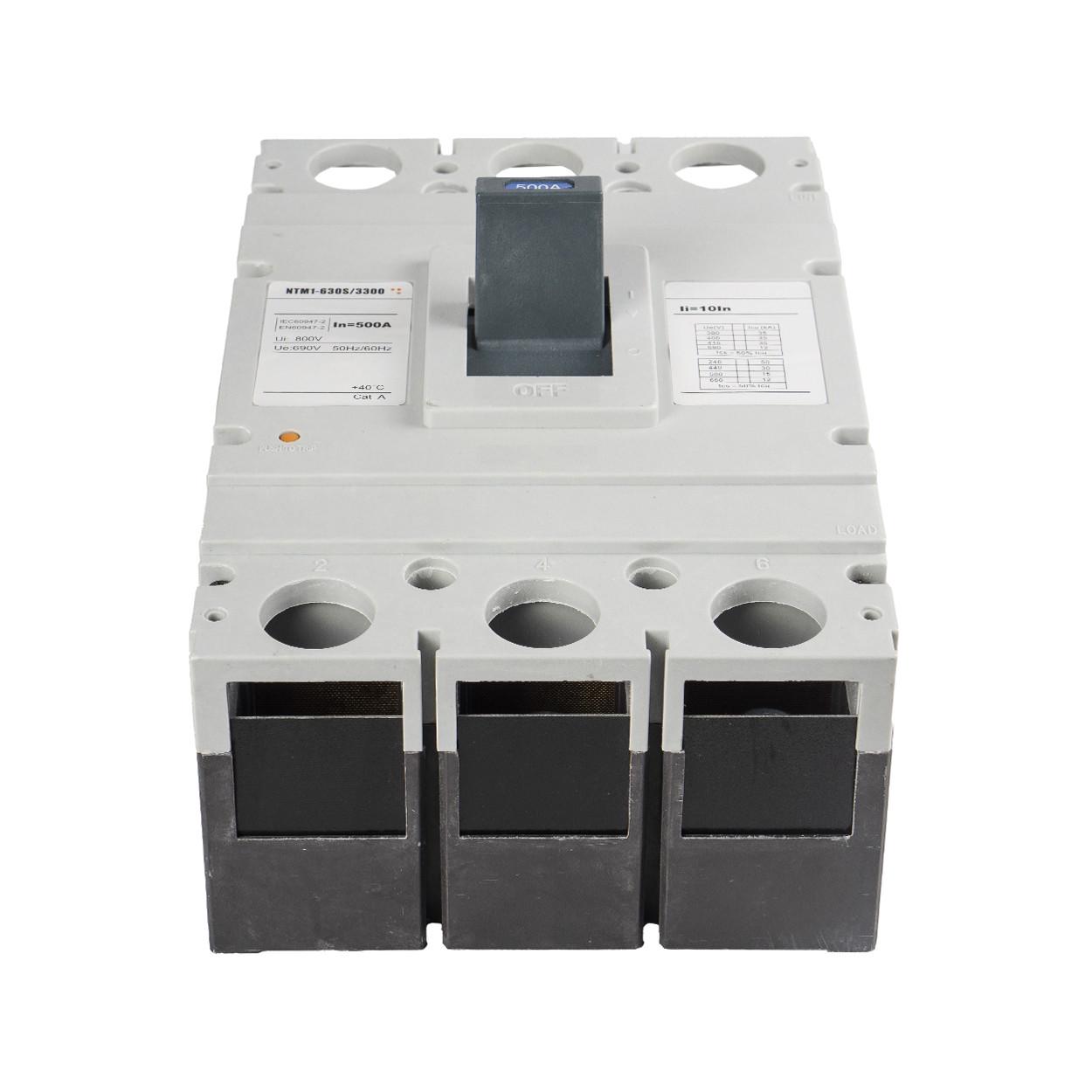 Шкафовый силовой автоматический выключатель TESLA NTM1-630S 3300-500A (22) - фото 3 Шкафовый силовой автоматический выключатель TESLA NTM1-630S 3300-500A (22) - фото 3