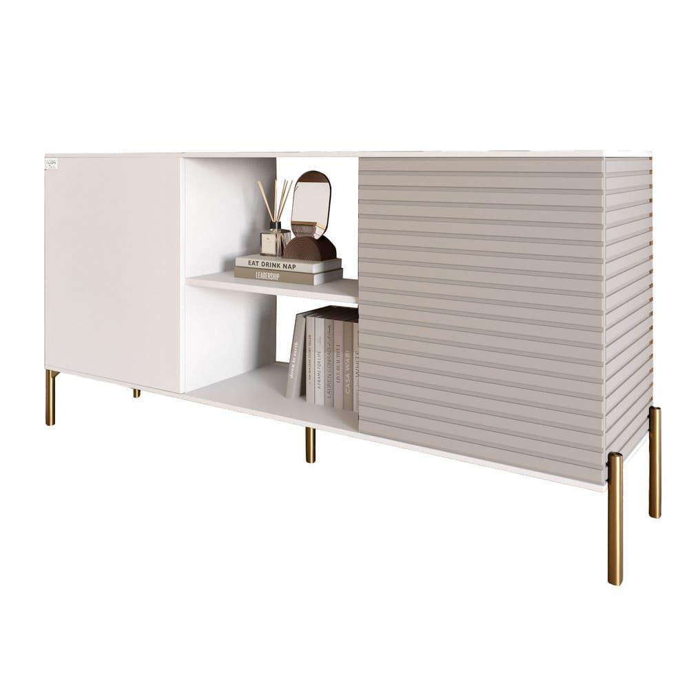 Комод открытый Lion Грей на золотых металлических ножках Нимфея Альба/Кашемир (000-000-2018) - фото 2 Комод открытый Lion Грей на золотых металлических ножках Нимфея Альба/Кашемир (000-000-2018) - фото 2