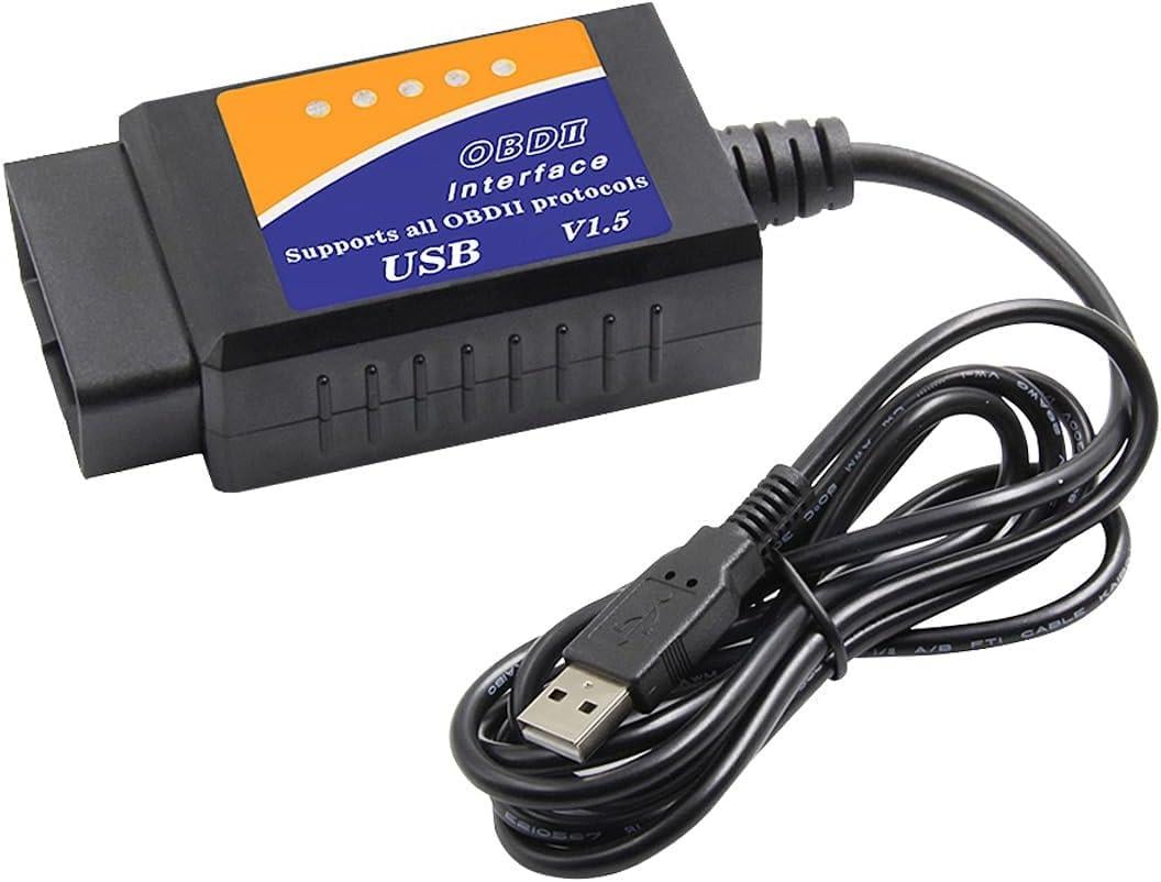 Сканер OBD2 CGEAMDY CH340T USB для діагностики автомобіля з