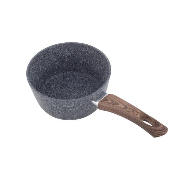 Ковш с крышкой и ручкой soft touch 16 см (BN-397)