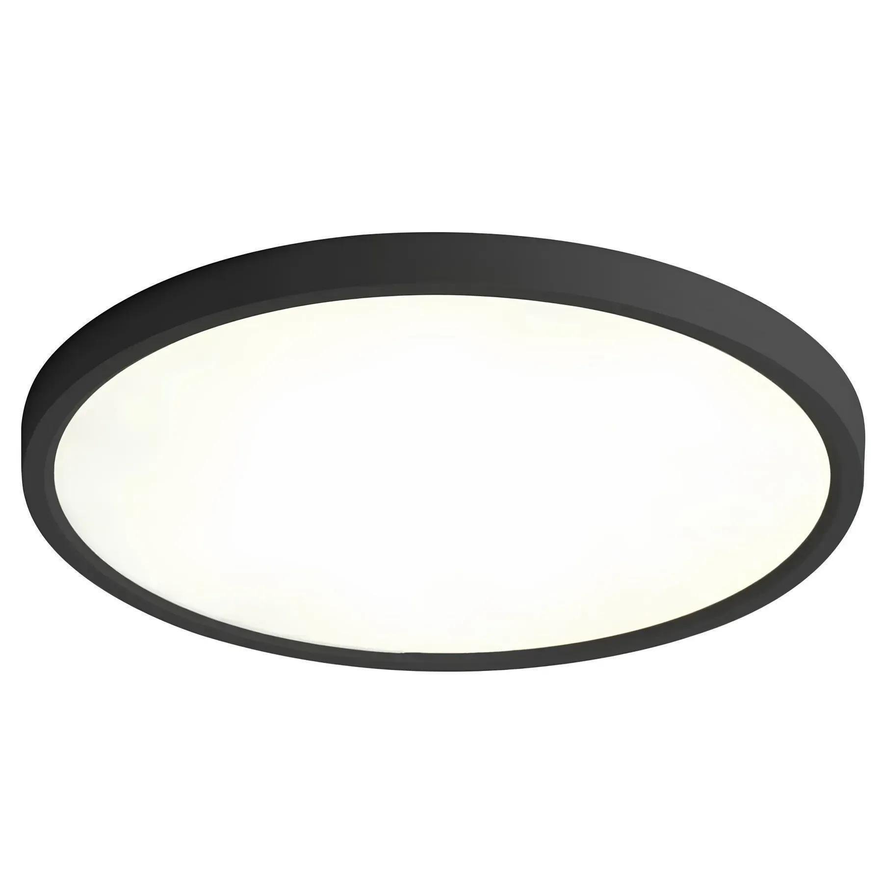 Потолочная LED-люстра Sirius с круглым плафоном 3000/6500К IP20 GLD-23414 BK 36W Черный (28687551)