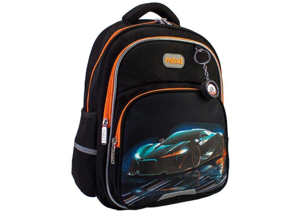 Рюкзак школьный Maxi 38x28x19 см 15 л Черный (MX85431)