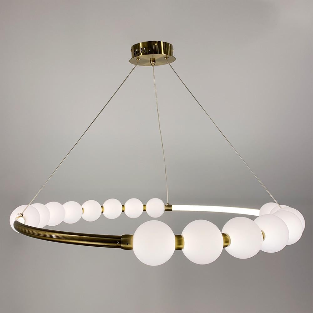 Люстра Nordic Pearl з плафонами-перлінками на 3 режими (2683011288) - фото 7 Люстра Nordic Pearl з плафонами-перлінками на 3 режими (2683011288) - фото 7