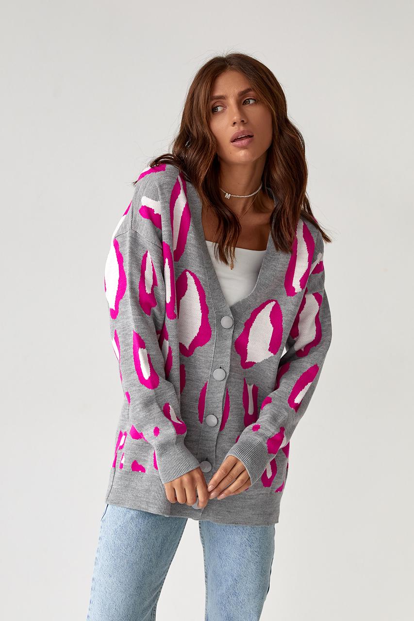 Кардиган жіночий M Сірий (9528018) - фото 6 Кардиган жіночий M Сірий (9528018) - фото 6