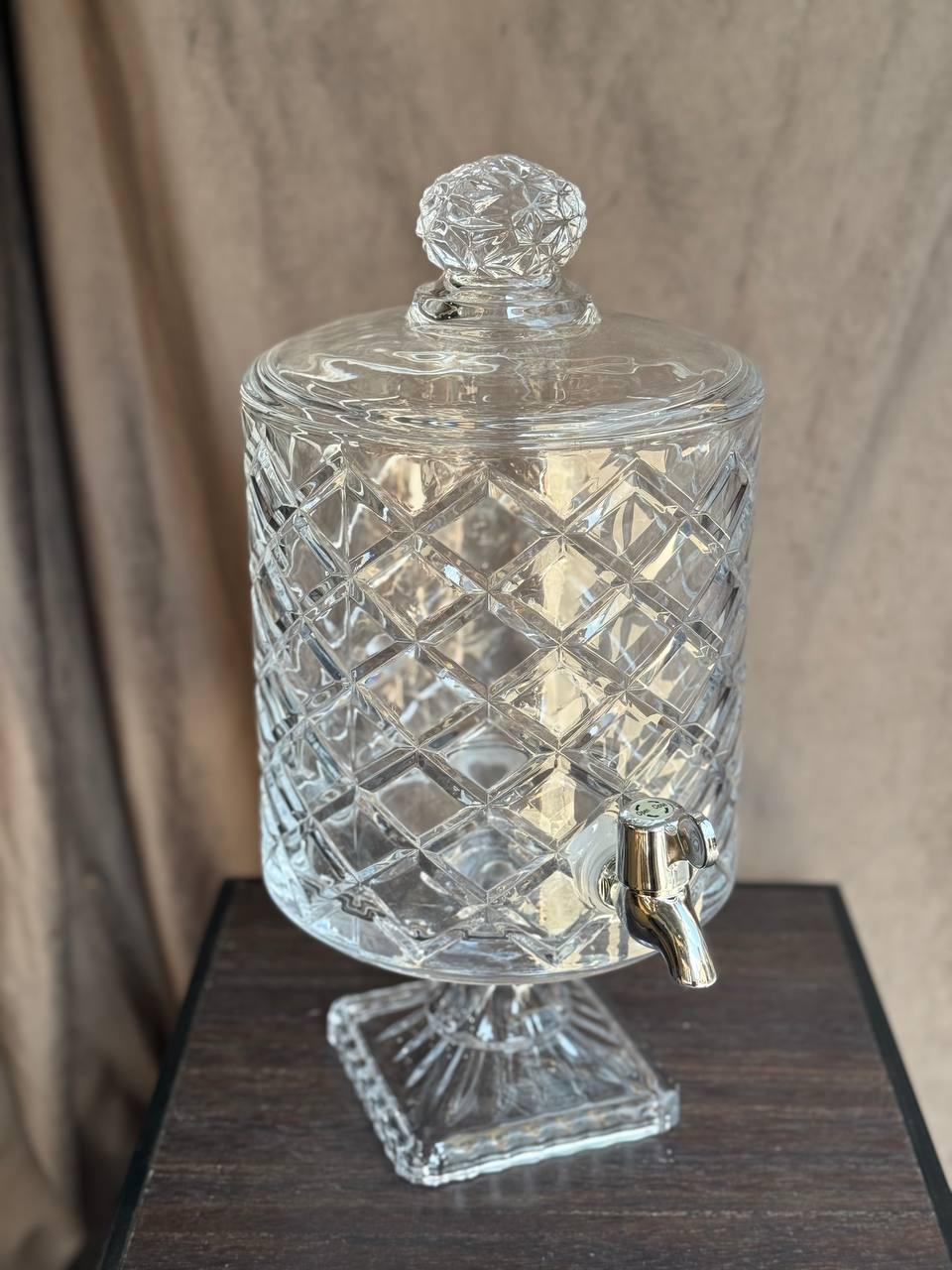 Лимонадница Yiwu Classic стеклянная 4,5 л Прозрачный (HP-19-3)