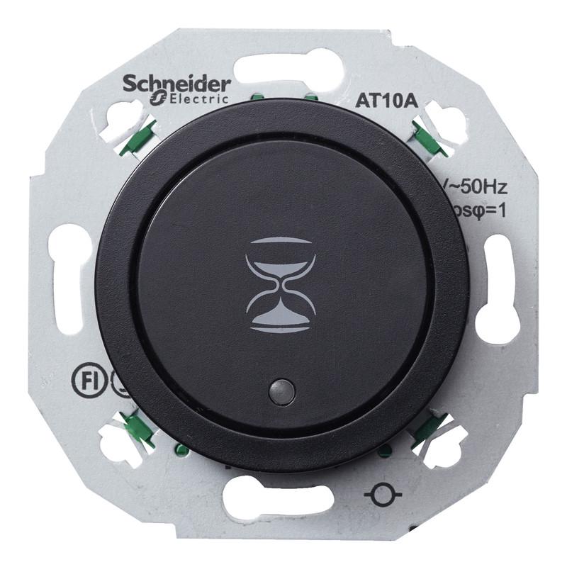Таймер 2 полюсный Schneider Electric Renova PC/ABS Черный (WDE011618)