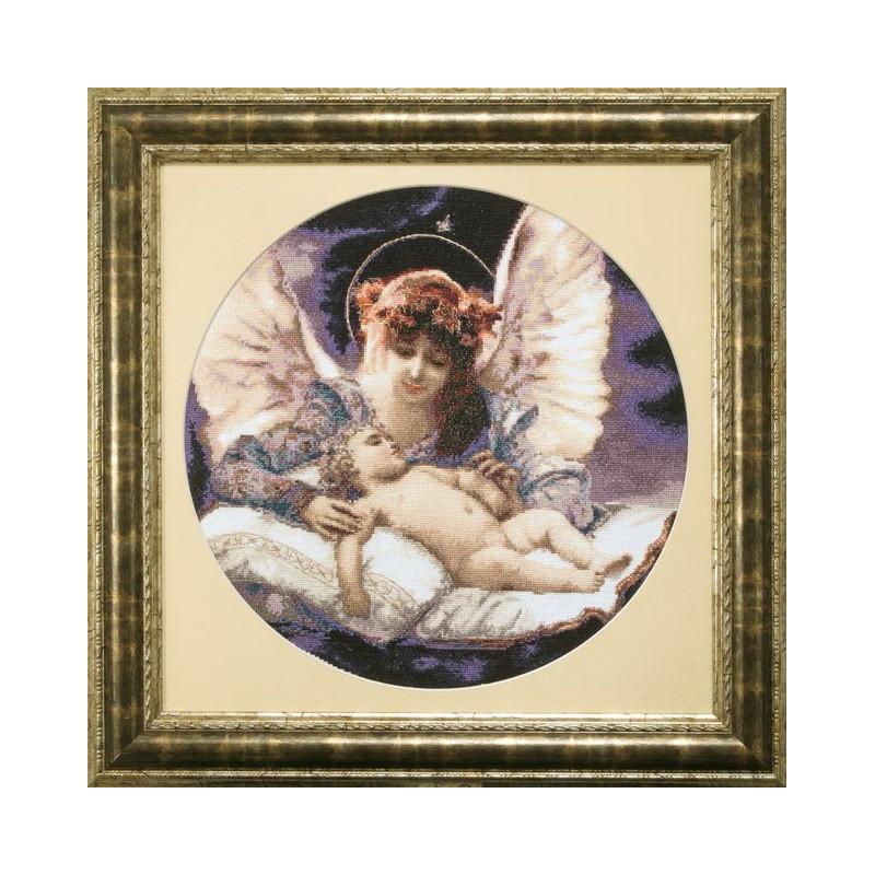 Набір для вишивання хрестиком Чарівна Мить М-226 За мотивами Г. Ферье Ангел Охоронець (18033)