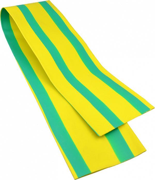 Трубка термоусадочная АСКО-УКРЕМ 90/45 мм 25 м Желто-зеленый (28681782)