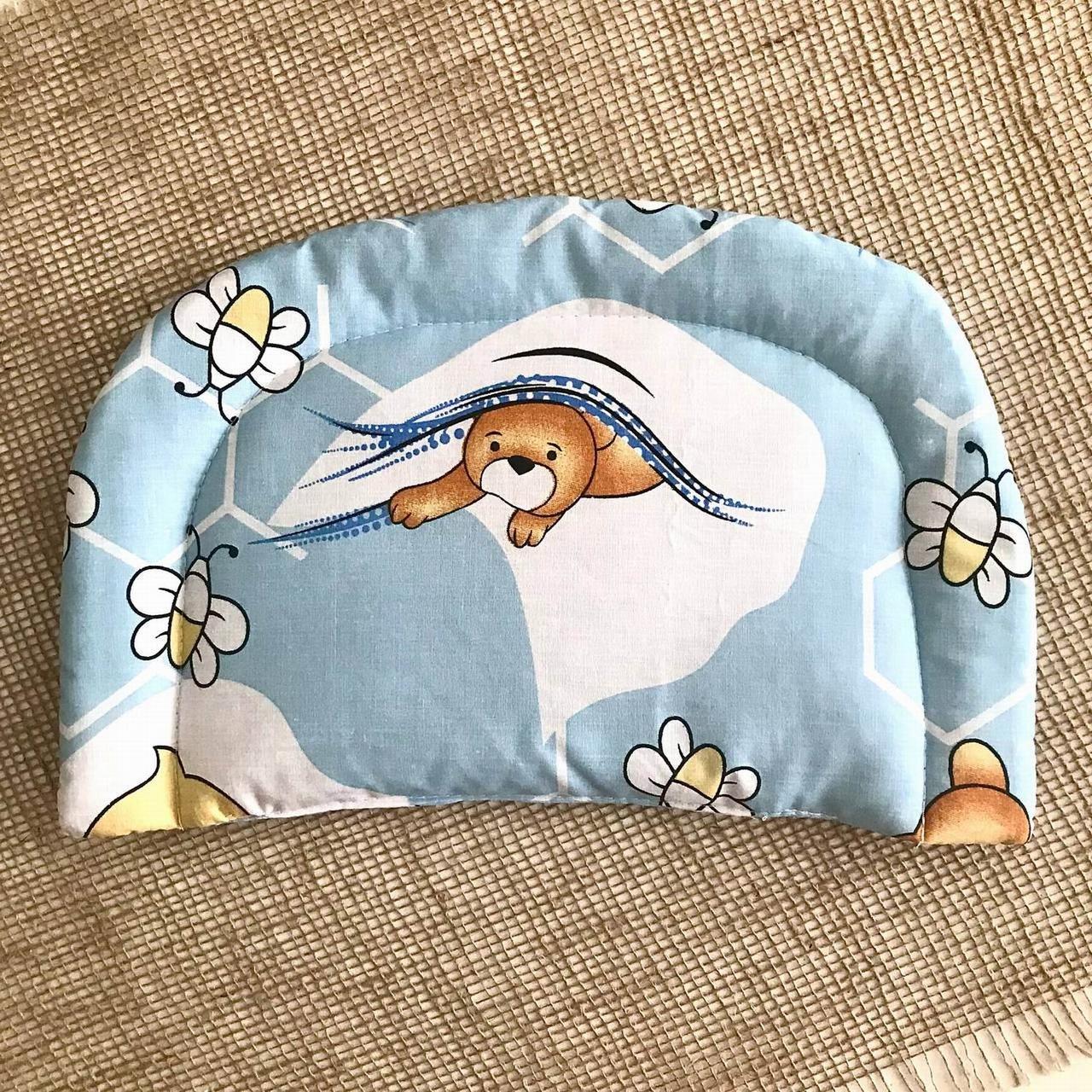 Подушка детская Penetka с закругленными углами Мишка бязь 35x22 см Коричневый (6495.35.22.157) Подушка детская Penetka с закругленными углами Мишка бязь 35x22 см Коричневый (6495.35.22.157)