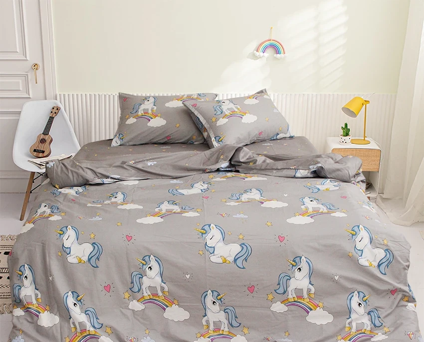 Комплект постельного белья с компаньоном TAG Tekstil S419 евро (892)