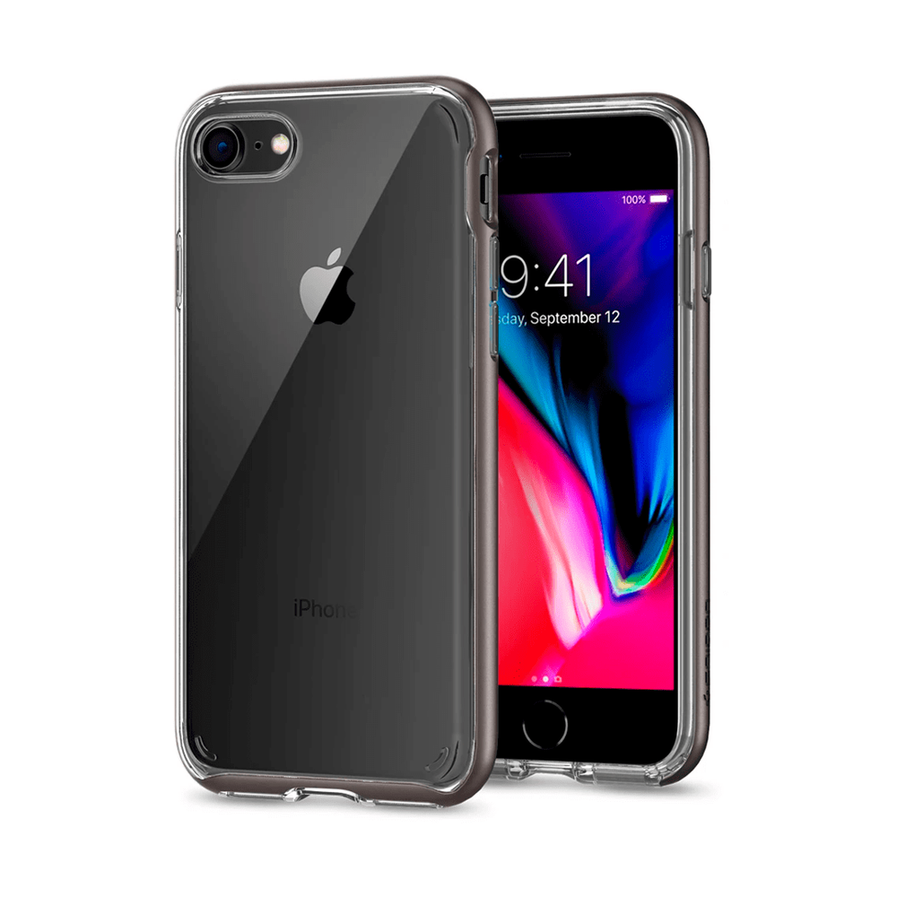 Чехол-накладка Spigen SGP Case Neo Hybrid Crystal for iPhone 7/8/SE 2020, GunMetal