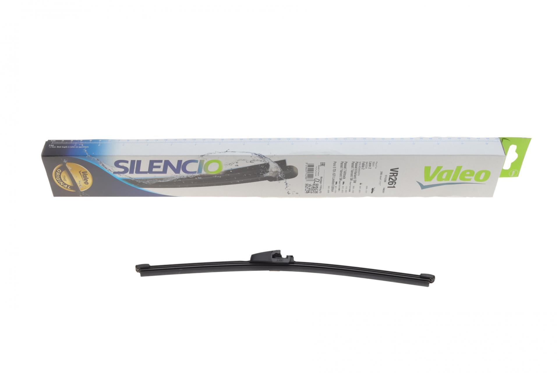 Щетка стеклоочистителя задняя VALEO 280 мм для VW Passat 05-14/Skoda Fabia 06-14/Seat 05-12 (574298)