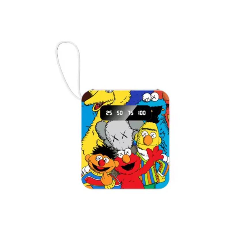 Повербанк Sesame Street 4в1 5000 mAh с экраном и фонариком (16130)