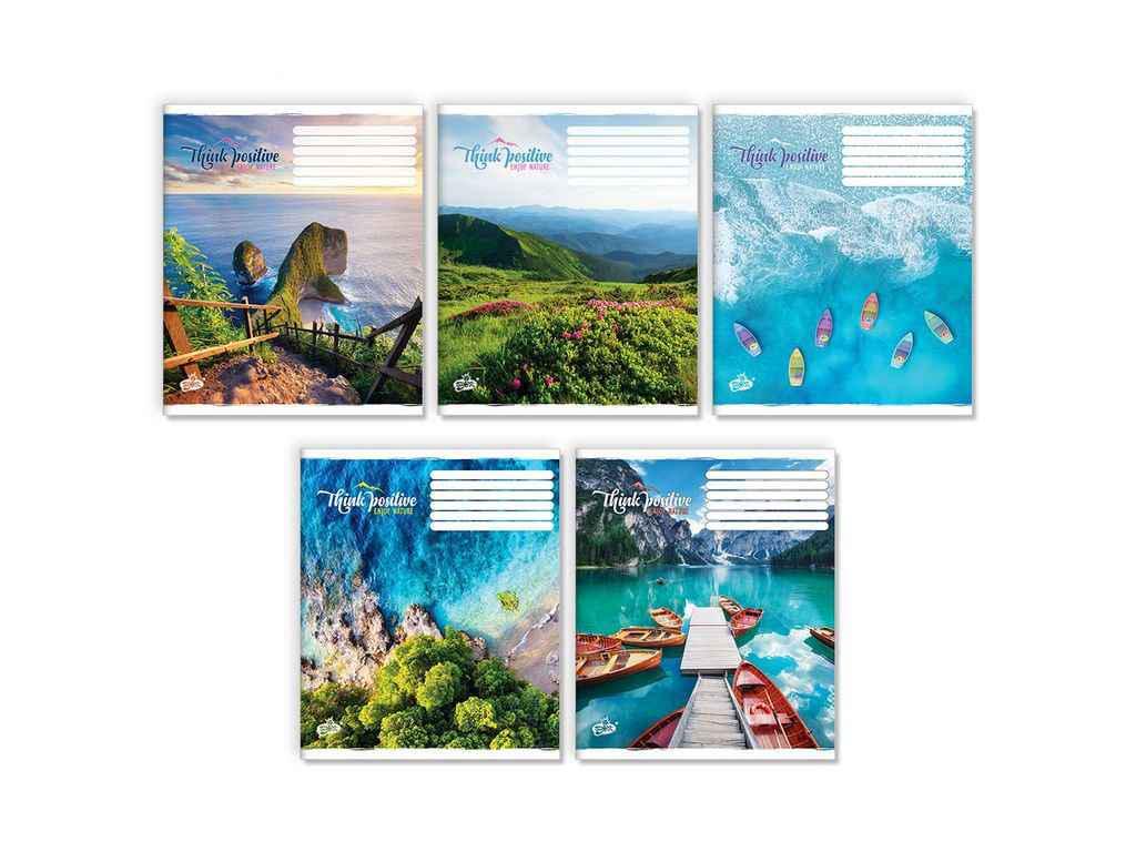 Тетрадь в линию Бріск 24 л. 20 шт. ТВ-109 №2447 Красота природы (1065702)