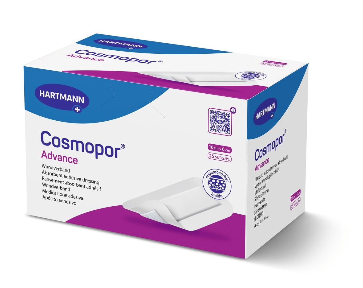Повязка пластырная стерильная Cosmopor advance 10x6 см 1 шт.