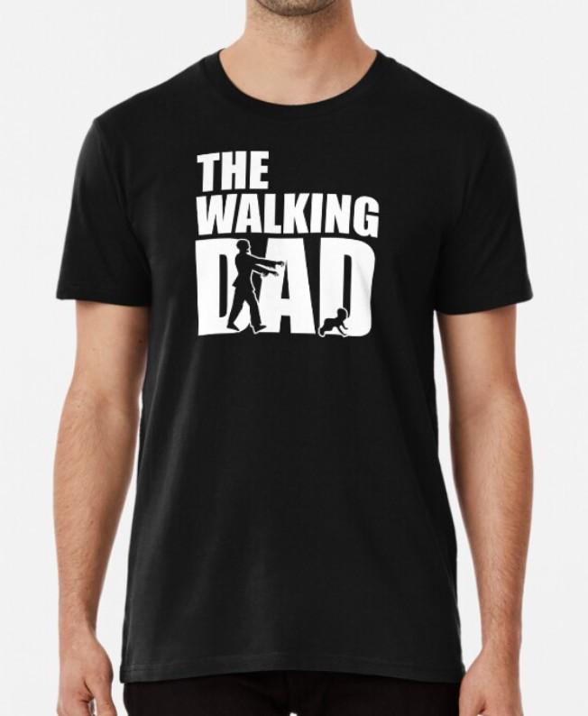 Футболка мужская Stedman с принтом The walking dad для отца М Черный (ПАПА40-2)
