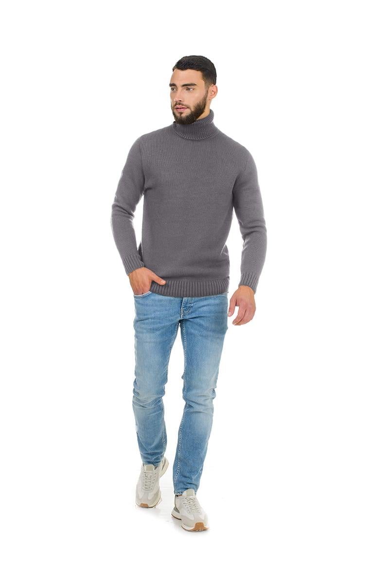 Гольф теплий SVTR з косим плечовим швом р. 52 Сірий (268)