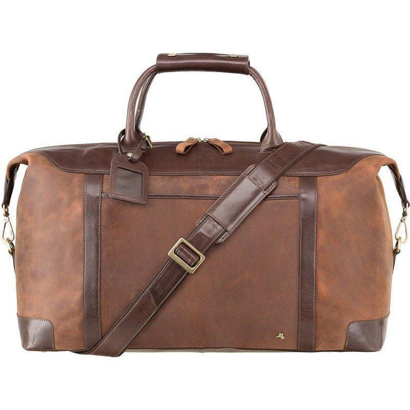 Дорожная сумка кожаная Visconti Voyager Tan Merlin (TC152 TAN/MLN)