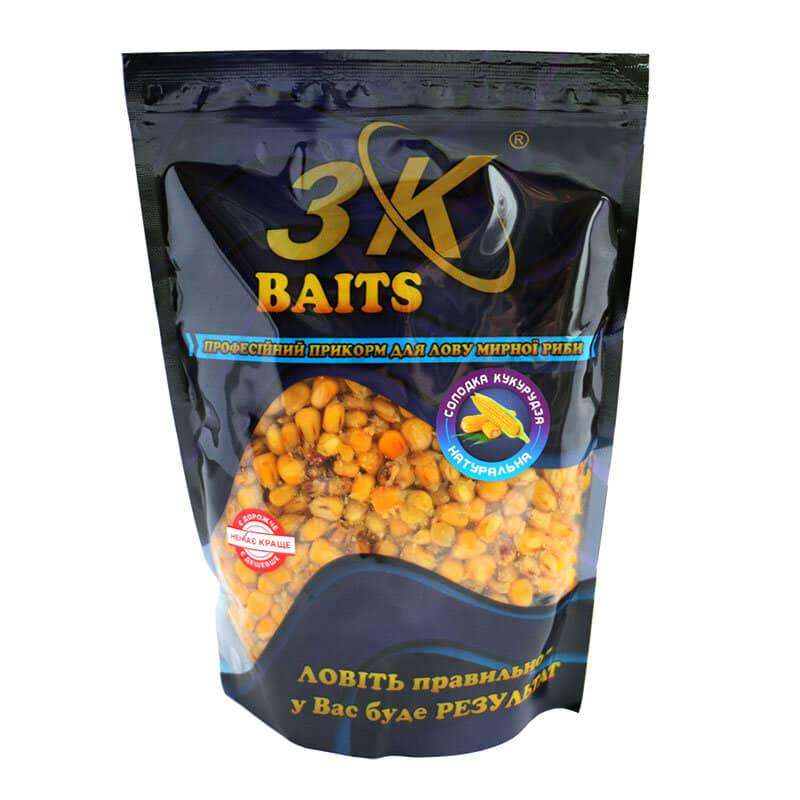 Прикорм 3KBaits Сладкая кукуруза Натуральная 800 г (3KB1013)