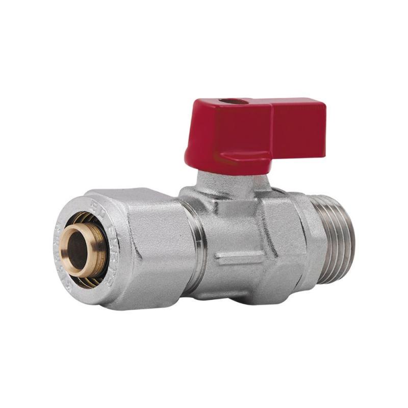 Кран шаровой обжимной SD Forte НР 16х1/2" (SF262W15/00021115)
