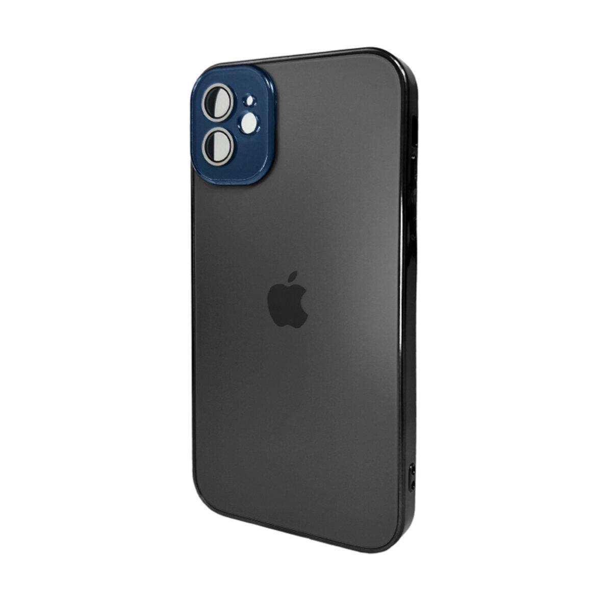 Противоударный чехол для Apple iPhone 12 Sapphire Frame MagSafe Black