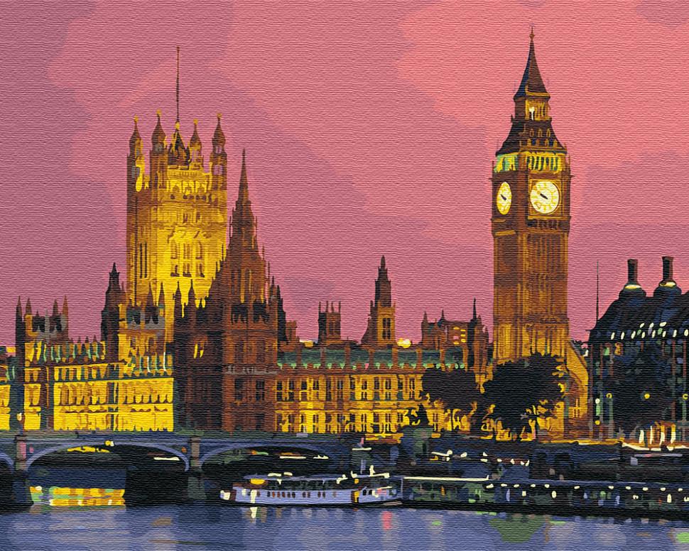 Картина по номерам Brushme Ночной Лондон (GX27906) Картина по номерам Brushme Ночной Лондон (GX27906)