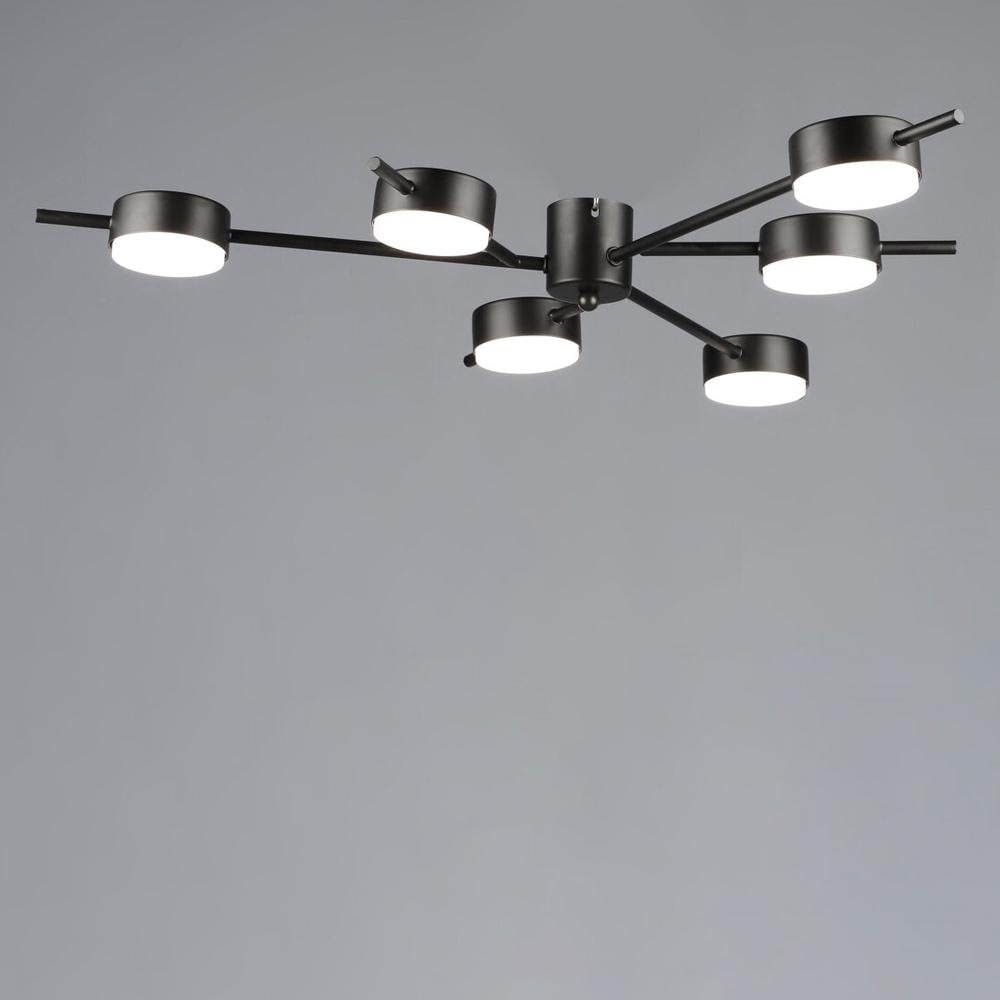 Люстра потолочная Light House SRS-20371/6 BK под лампы GX53 Черный