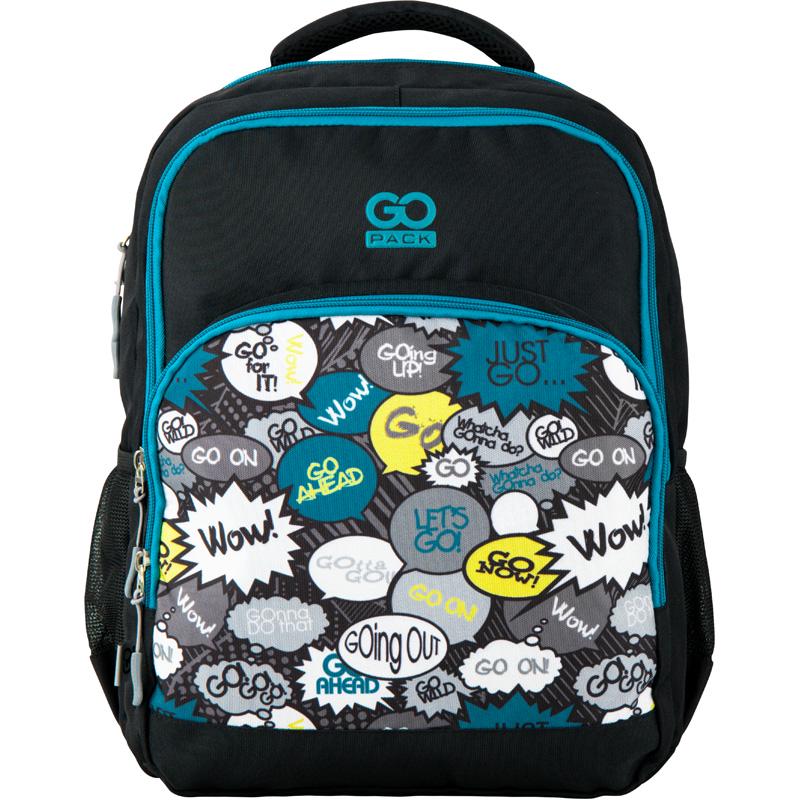 Рюкзак GoPack Education Just go 38x28x18 см 20 л Черный (GO20-113M-5)