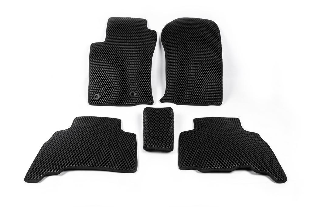 Коврики EVA 5 местный 2010-2013 Digital Designs для Toyota Land Cruiser Prado 150 этилвинилацетат Черный