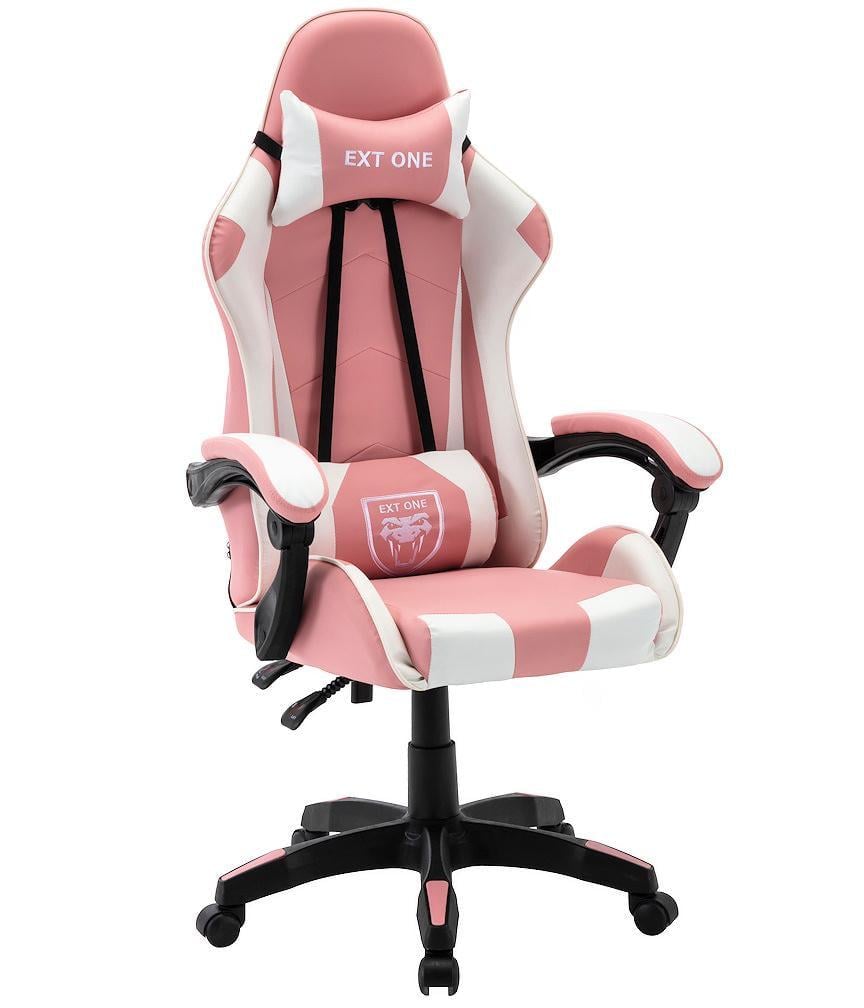 Кресло компьютерное Ext One Белый/Розовый (10627253) - фото 3 Кресло компьютерное Ext One Белый/Розовый (10627253) - фото 3