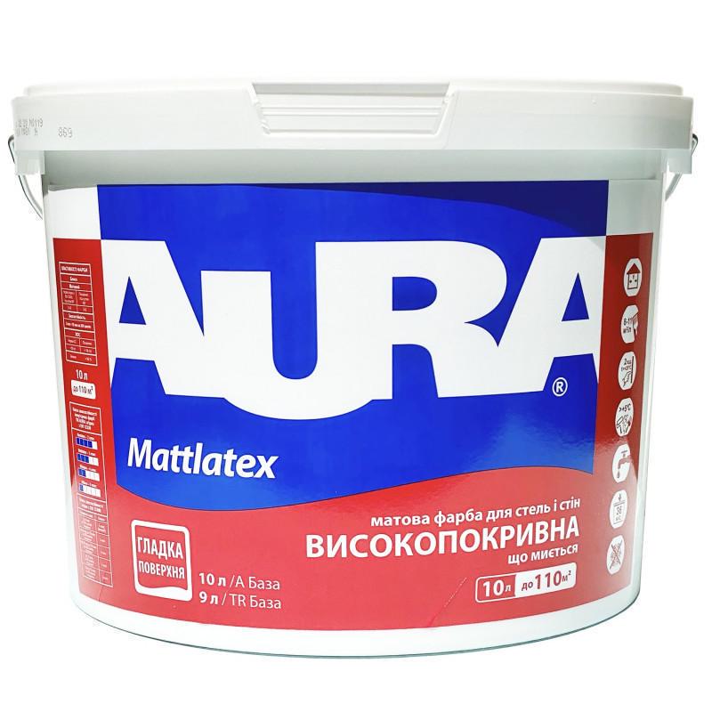 Фарба акрилатна інтер'єрна Aura Mattlatex під тонування прозора B3 2,25 л (1423069930)
