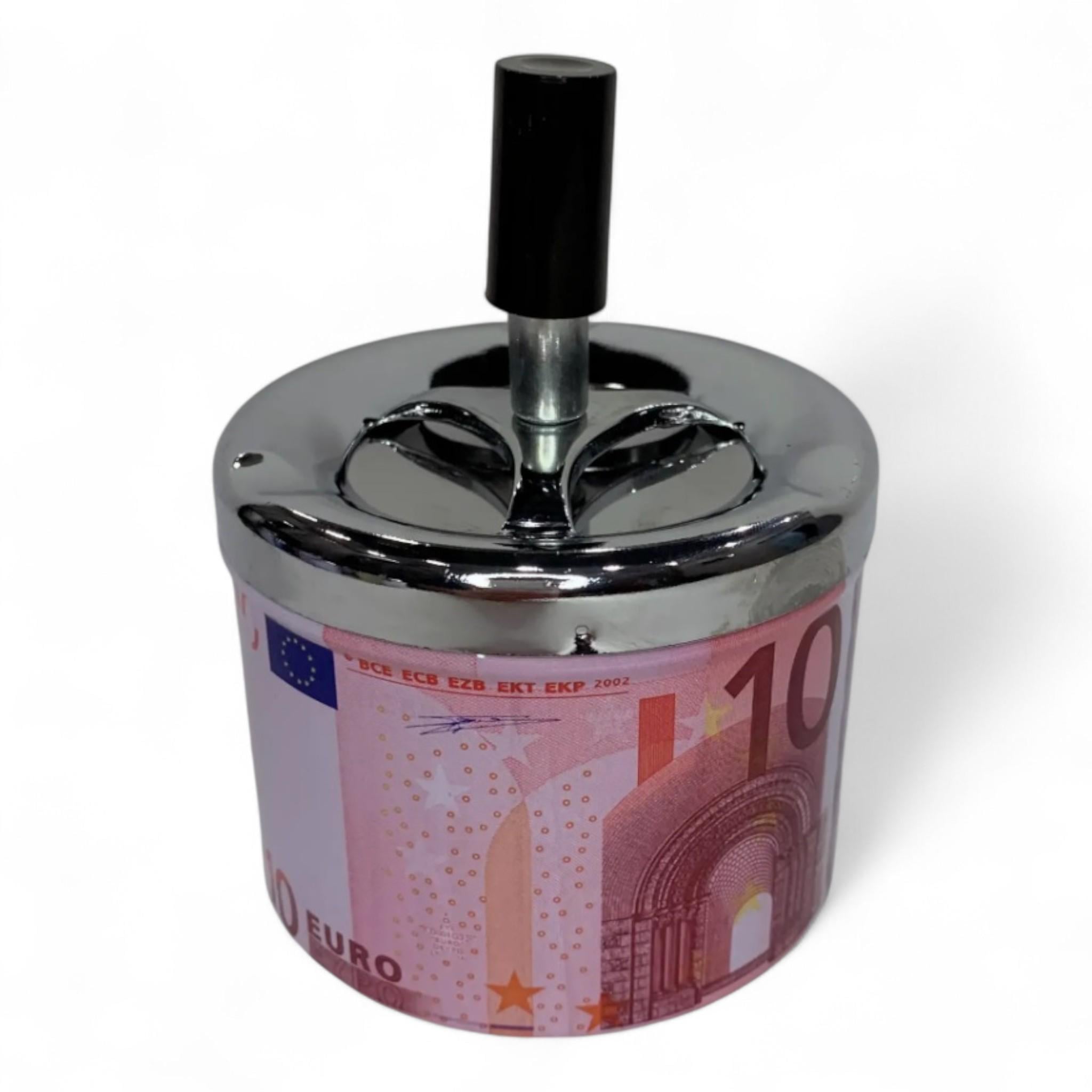 Пепельница металлическая бездымная Юла ZH-2 10EUR d 9 см (A_ ZH-2/10EUR)