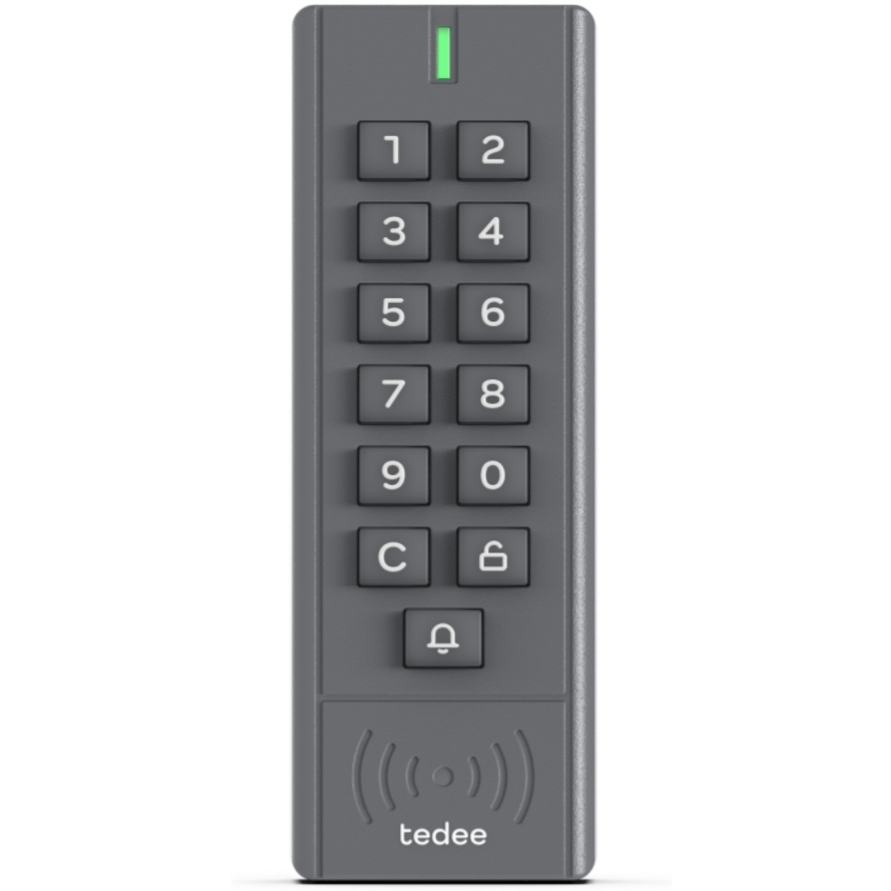 Клавіатура для розумного замку tedee Smart Keypad Grey (713263) - фото 1