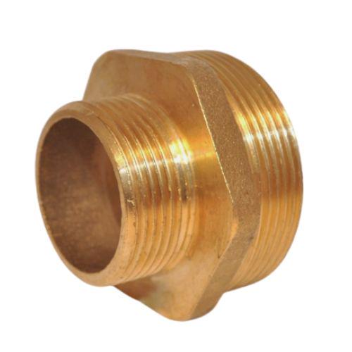 Ниппель переходной Lexline К.0519-В 1 1/4″Н х 2″Н усиленный латунь