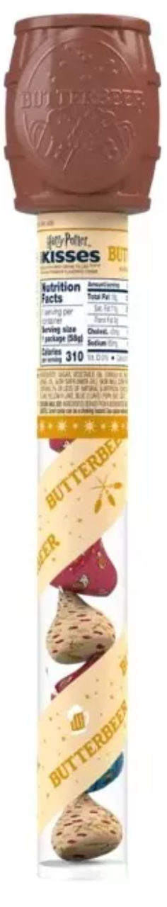 Конфеты шоколадные Hershey's Kisses Harry Potter Butterbeer Varita Mágica Tube 58 г (2552178898)