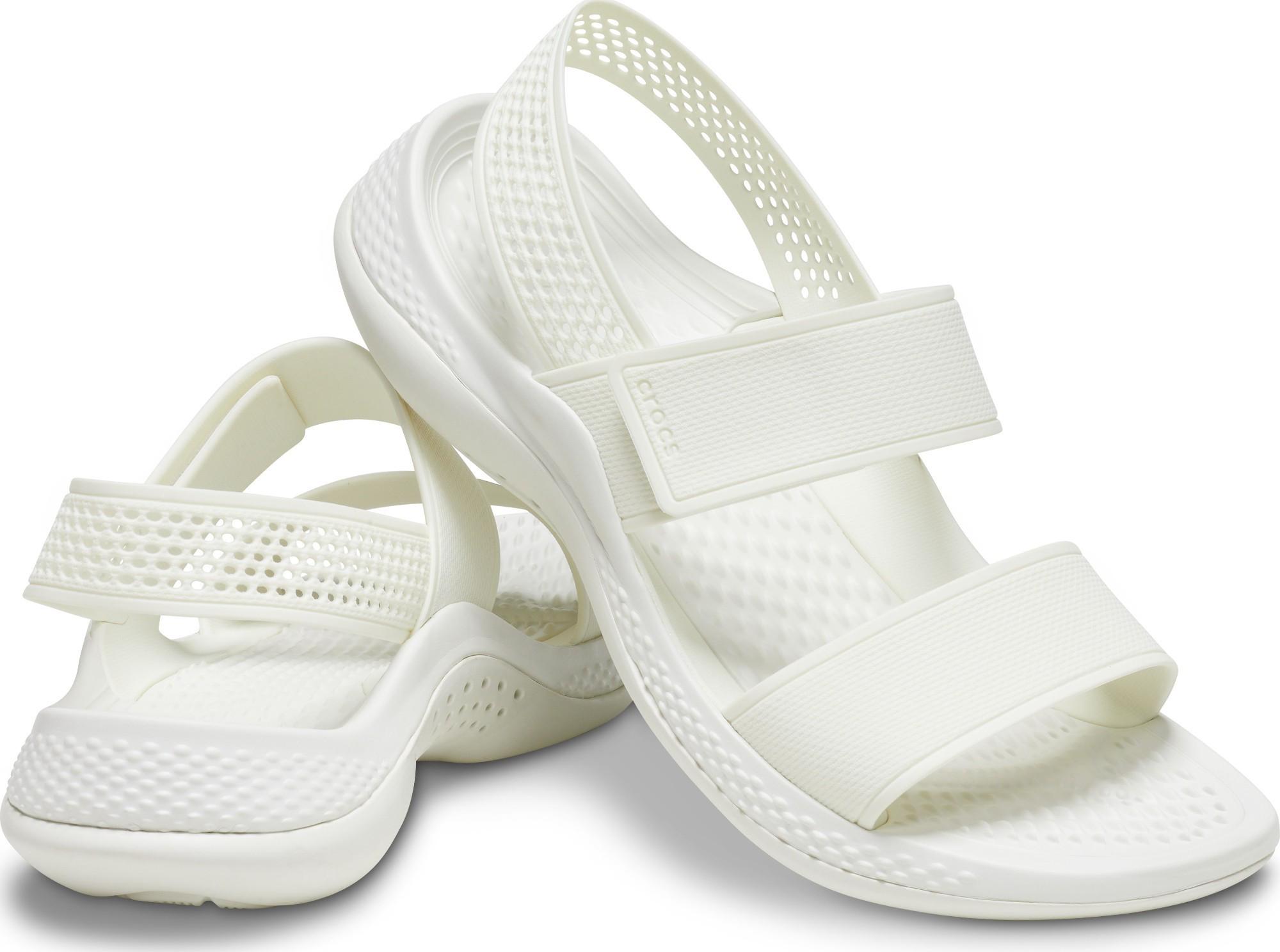 Сандалии женские Crocs LiteRide 360 р. 38/8 24,5 см Almost White (206711) - фото 3